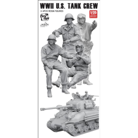 Figuras BORDER MODEL: 1/35; WW2 U.S. tank crew (4 figures in resin)