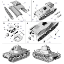 Maqueta militar FIRST TO FIGHT: 1/72; Hotchkiss H38 with SA18 cannon Maqueta militar FIRST TO FIGHT: 1/72; Hotchkiss H38 with SA18 cannon