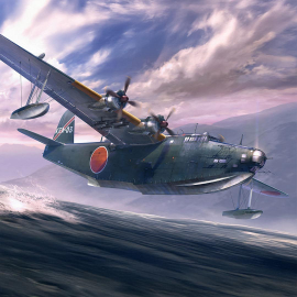 Maqueta Plastic model airplane H8K2 Type 2 Flying boat model 12 "901st Flying Group" 1:72