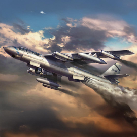 Maqueta B-47E Stratojet "100th Bomb Wing" Plastic Model Airplane with RATO 1:72