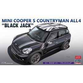 Maqueta Mini Cooper S Countryman All4 "Black Jack" 1:24 plastic model car