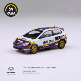 Miniatura HONDA CIVIC TYPE-R EP3 "SILK CUT" 2001
