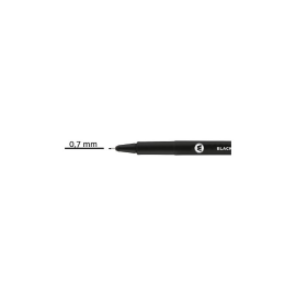 Blackliner fine black felt 0.7mm