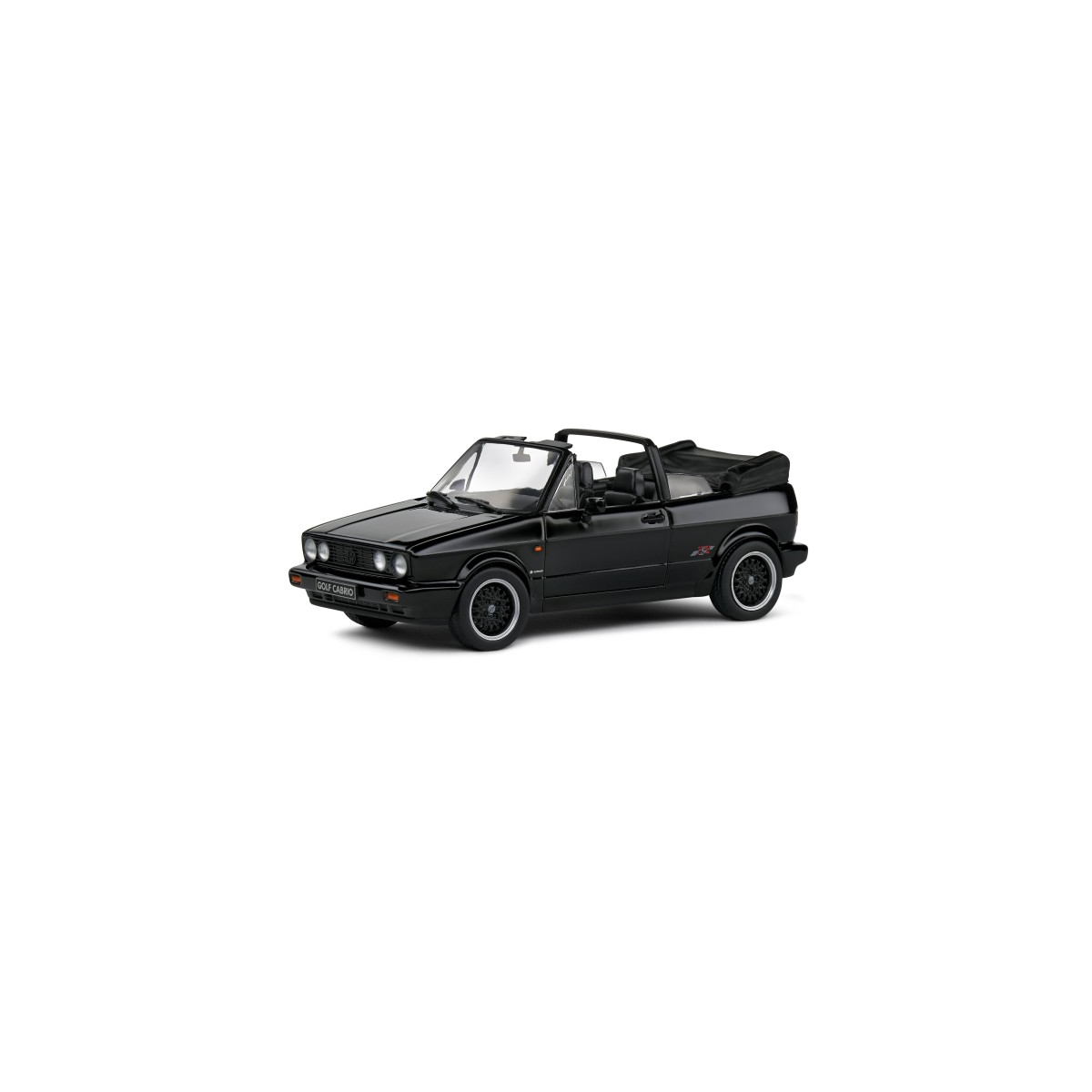 Miniatura SOLIDO 4315802 MINIATURE VOLKSWAGEN GOLF MKI CONVERTIBLE SPORTLINE BRILLIANT BLACK 1992 1/43 Miniatura SOLIDO 4315802 MINIATURE VOLKSWAGEN GOLF MKI CONVERTIBLE SPORTLINE BRILLIANT BLACK 1992 1/43