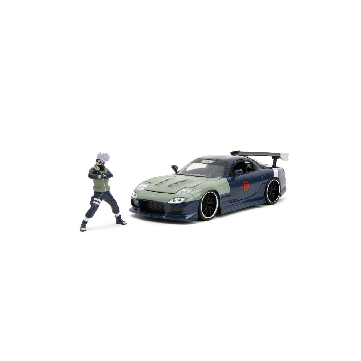 Miniatura KAKASHI HATAKE & 1993 MAZDA RX-7 1/24