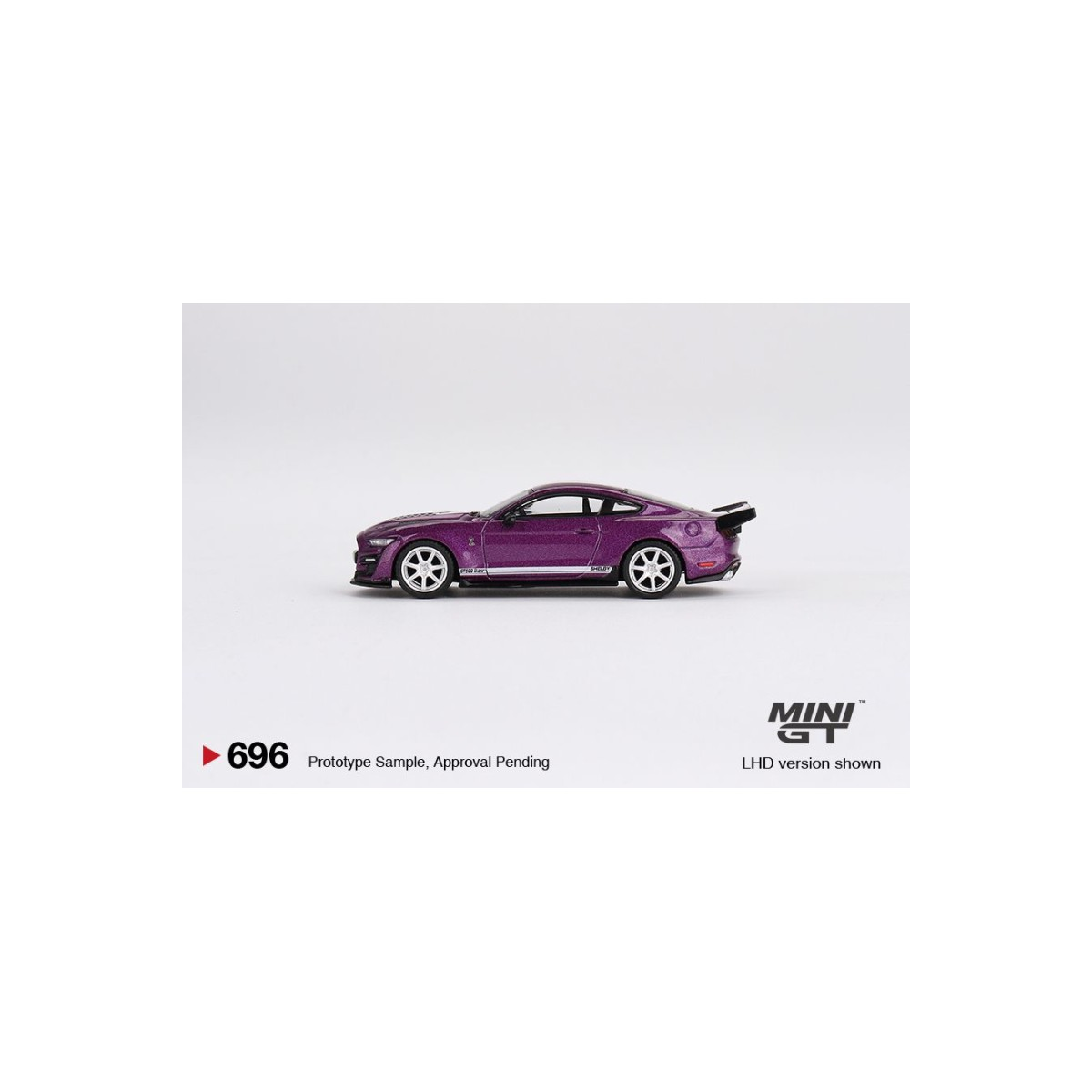 Coche en miniatura MINI GT 696 MINIATURE SHELBY GT500 DRAGON SNAKE CONCEPT FUCHSIA METALLIC 1/64