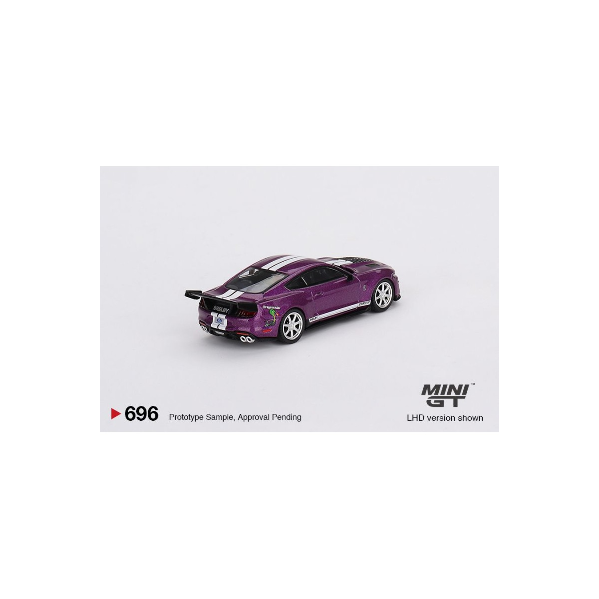 MINI GT MINI GT 696 MINIATURE SHELBY GT500 DRAGON SNAKE CONCEPT FUCHSIA METALLIC 1/64