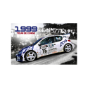 OTTOG081 OTTO MOBILE G081 MINIATURE PEUGEOT 206 WRC TOUR DE CORSE 1999 HERVE ET GILLES PANIZZI 1/12