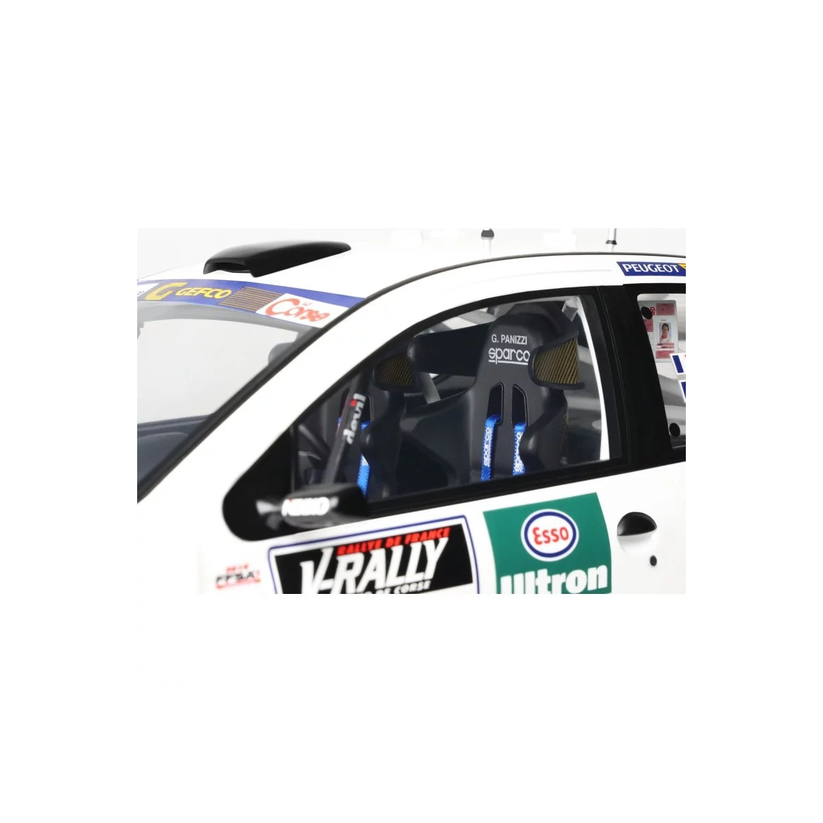 OTTO MOBILE G081 MINIATURE PEUGEOT 206 WRC TOUR DE CORSE 1999 HERVE ET GILLES PANIZZI 1/12