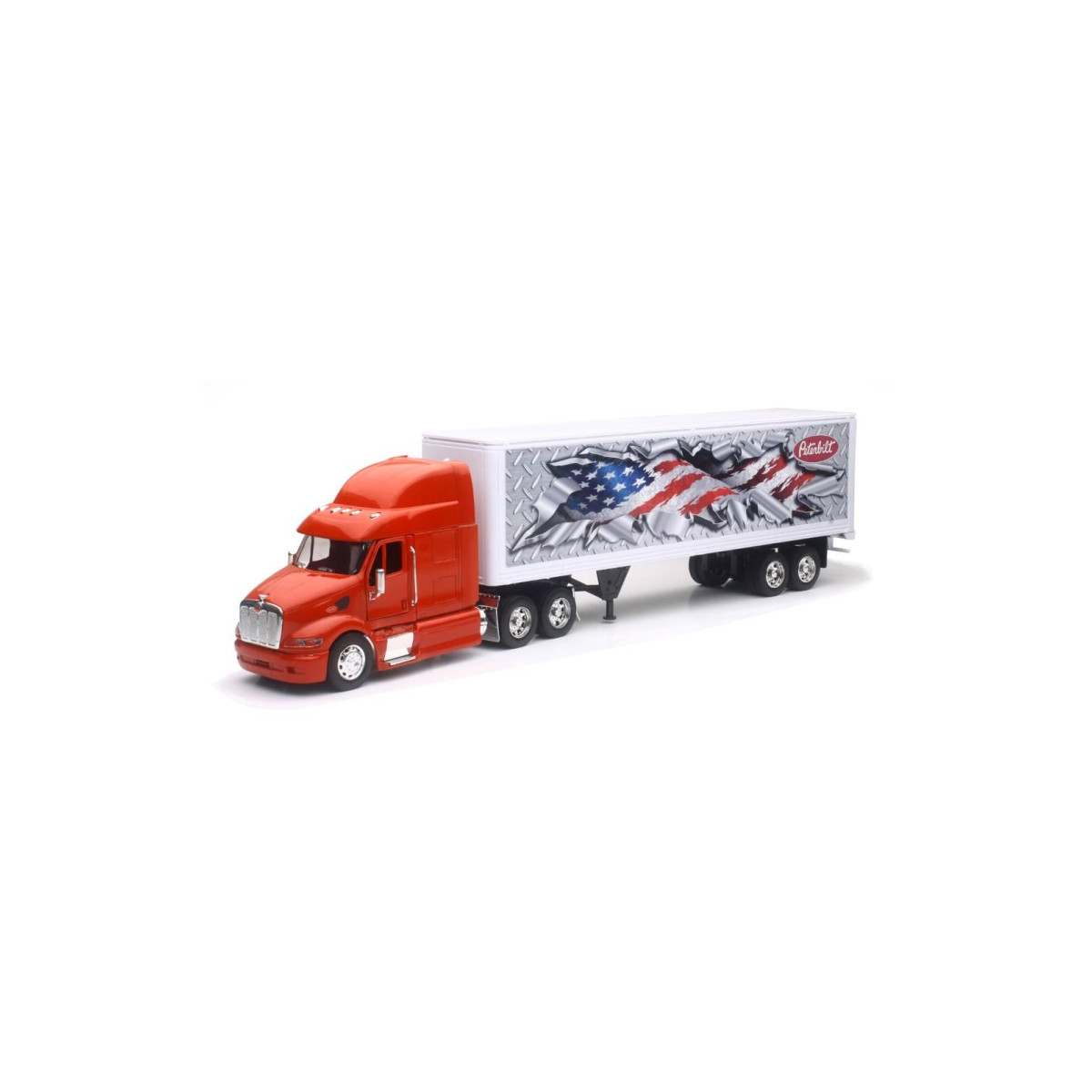 Camión en miniatura Peterbilt 387 Patriotic Truck 1/32