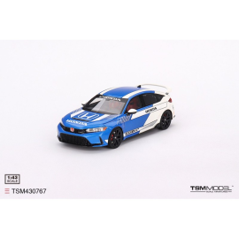 Miniatura TSM 430767 HONDA CIVIC TYPE N.3 PASCE CAR BLUE 2023 1/43