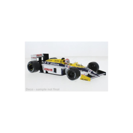 Miniatura WILLIAMS FW11 6 PIQUET TEAM CANON WILLIAMS HONDA BRAZILIAN GRAND PRIX 1986
