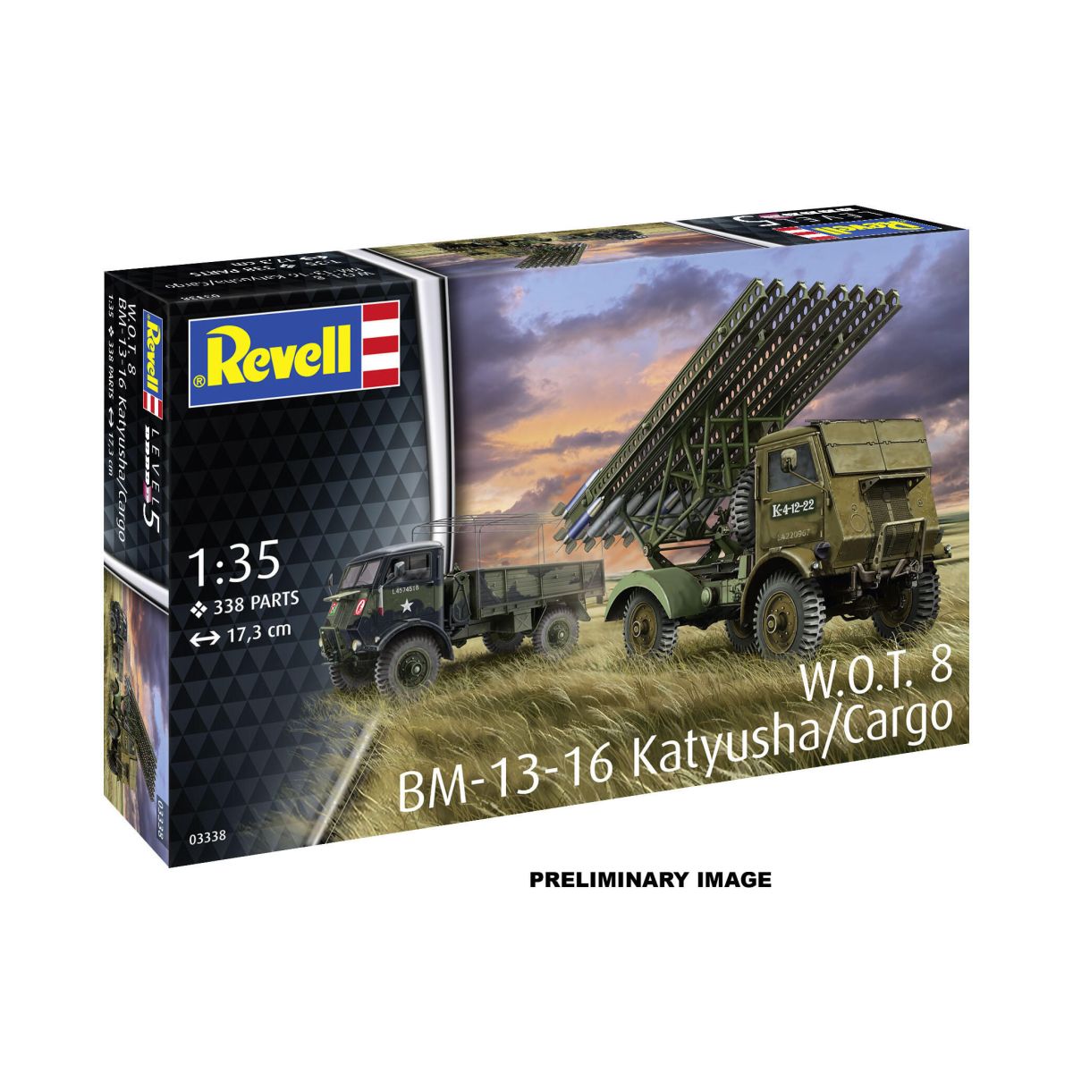 Maqueta Model Set WOT 8 BM-13-16 Katyusha/Cargo Maqueta Model Set WOT 8 BM-13-16 Katyusha/Cargo