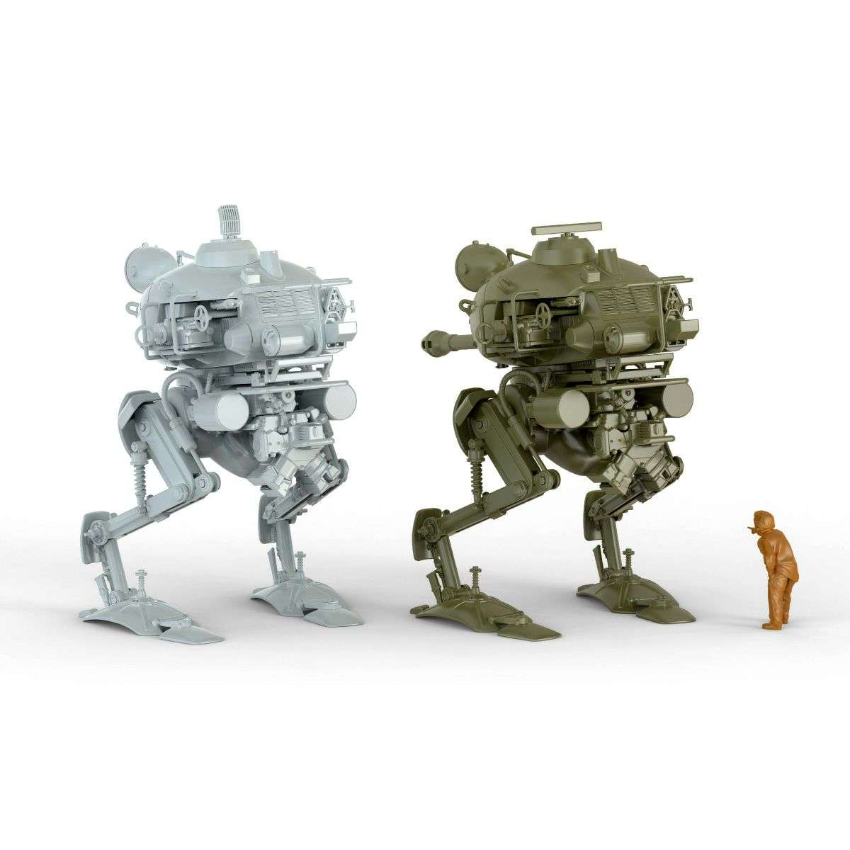 Maquetas de cultura pop y manga Maschinen Krieger Krote Long Barrel/short Barrel And Victor Artpla Model Kit