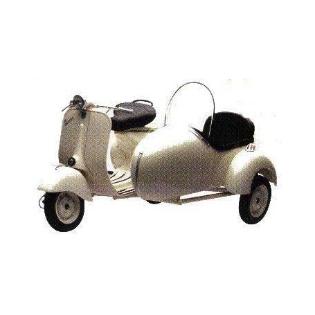 Motocicleta en miniatura Vespa Piag.150 Vl1T Sidecar/6