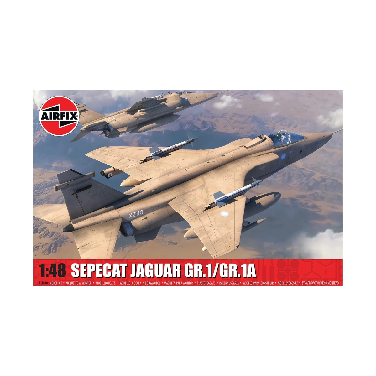  Airfix: 1:48 Scale - SEPECAT Jaguar GR.1/GR.1A