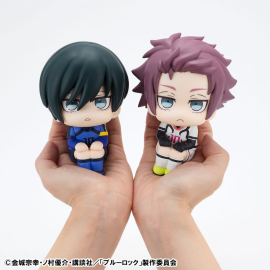  Blue Lock statuette - Look Up Rin Itoshi & Sae Itoshi Japanese National Player Match Ver. 11cm (with gift)