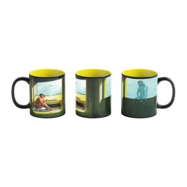  Cyberpunk 2077 - mug Game Art Chronicles Artwork Inspired by Edward Hopper 450 ml