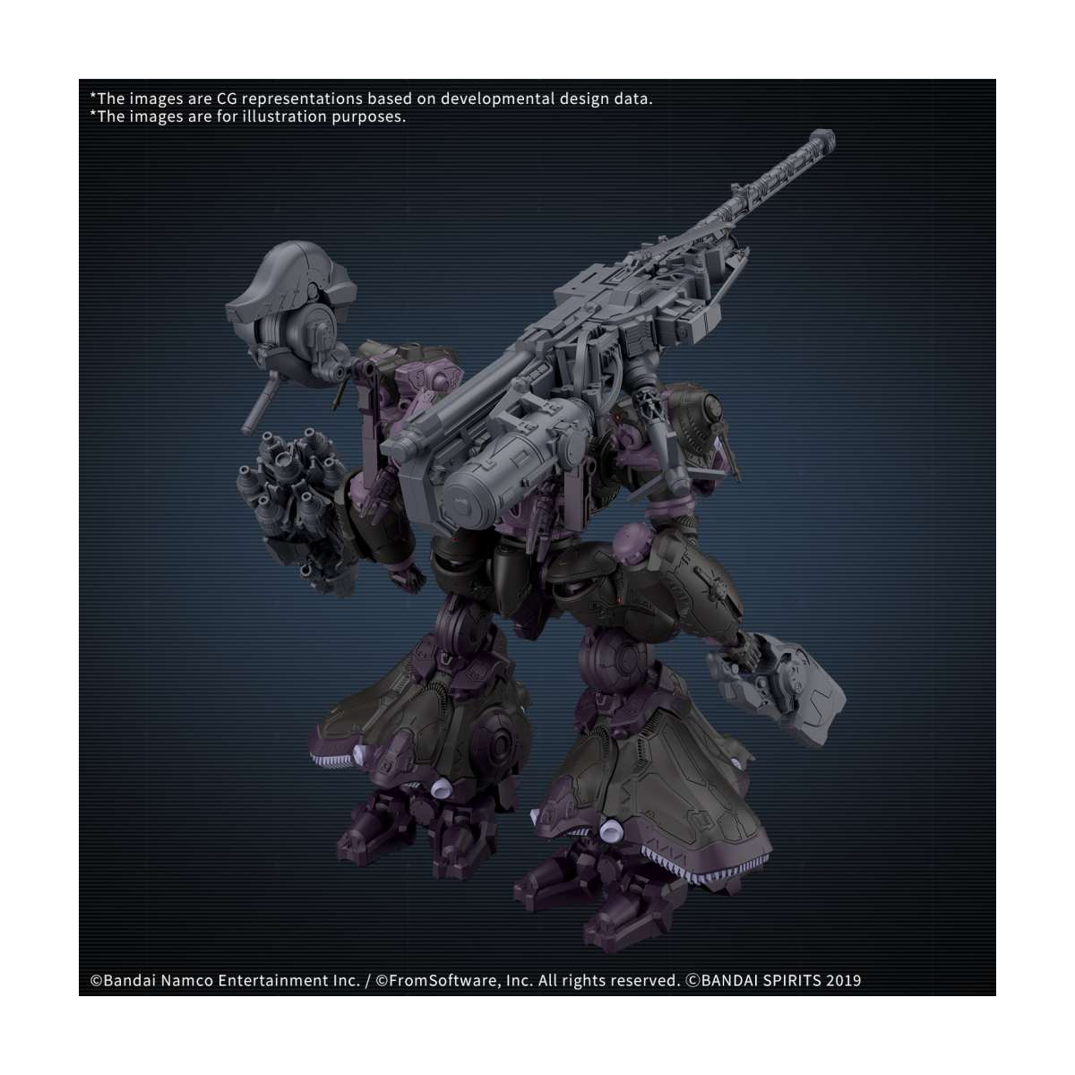 Maquetas de cultura pop y manga 30mm Armored Core Vi Fires Of Rubicon Arquebus Add Ve-40a Open Faith