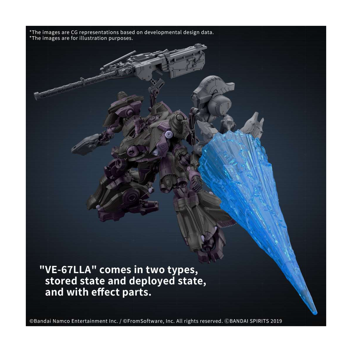 Bandai 30mm Armored Core Vi Fires Of Rubicon Arquebus Add Ve-40a Open Faith