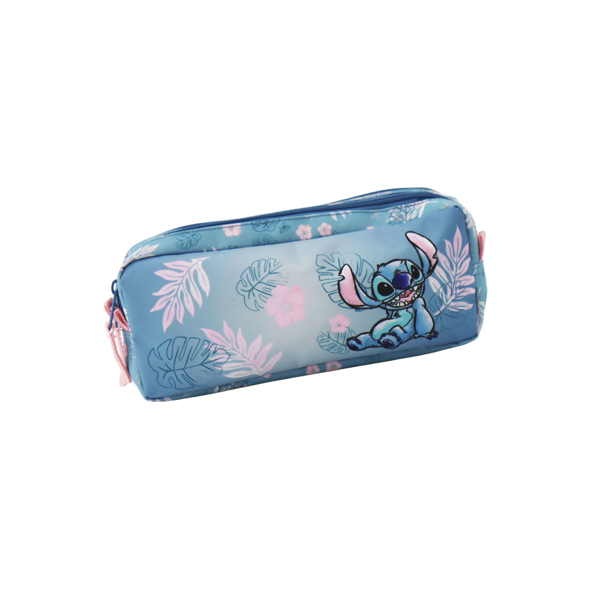  Disney Flat Pencil Case Stitch Blue Hawaii 23.5X3X11.5cm