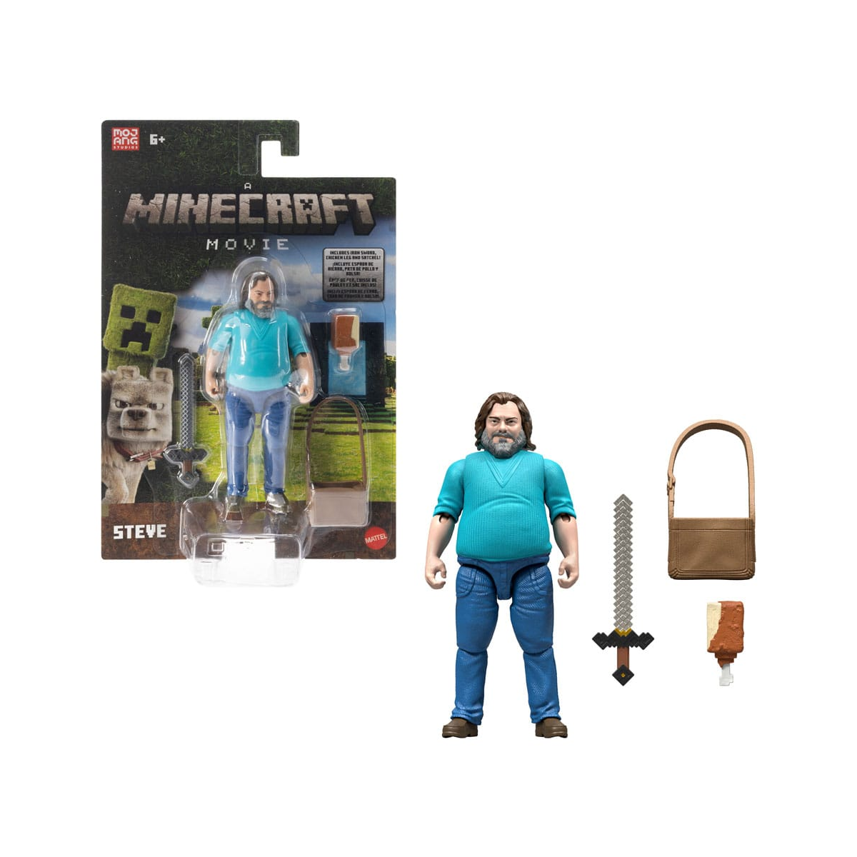 MATTJFR57 Minecraft, the movie - Steve 10 cm figure