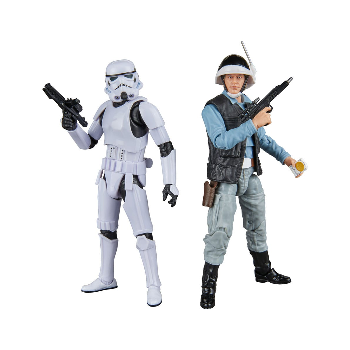  Star Wars Episode IV Black Series - pack of 2 Rebel Trooper & Stormtrooper figures 15 cm