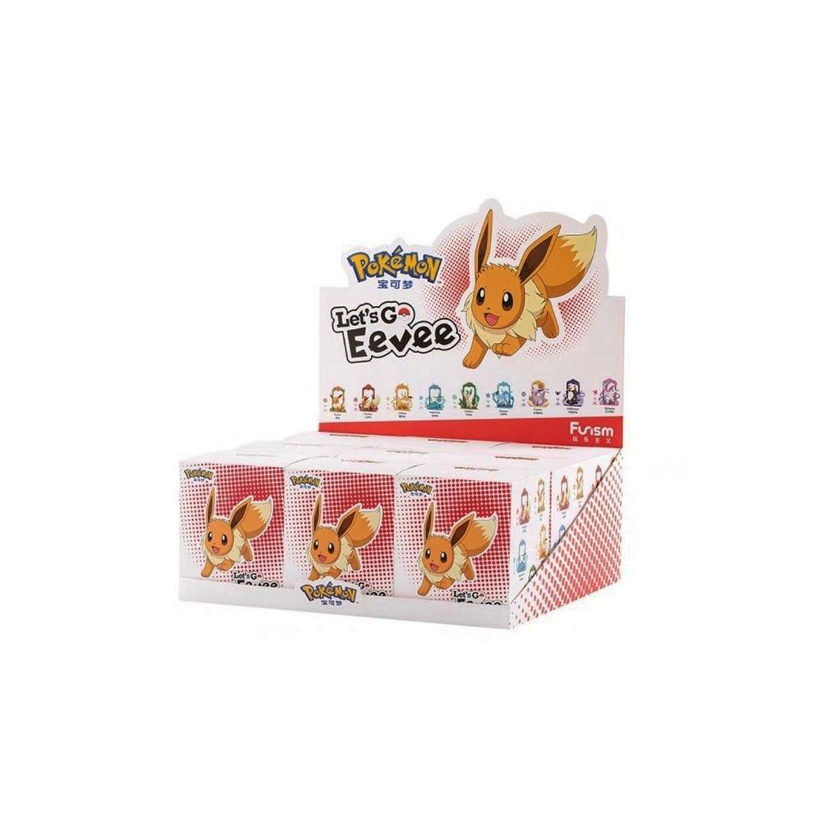  Pokemon Funism Let'S Go Eevee Portal Blind Box Asst 9pcs