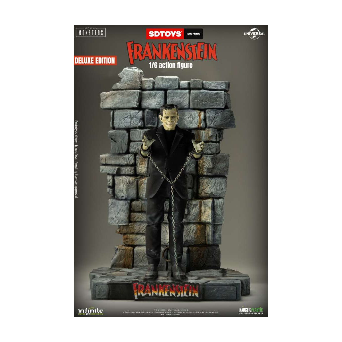  Frankenstein's Monster - 1/6 Action Figure Deluxe Edition
