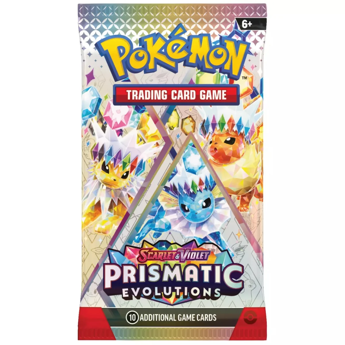 Colecciones de cartas Pokemon - TCG Scarlet And Violet Prismatic Evolutions Booster Pack (Random shipment of one booster only)