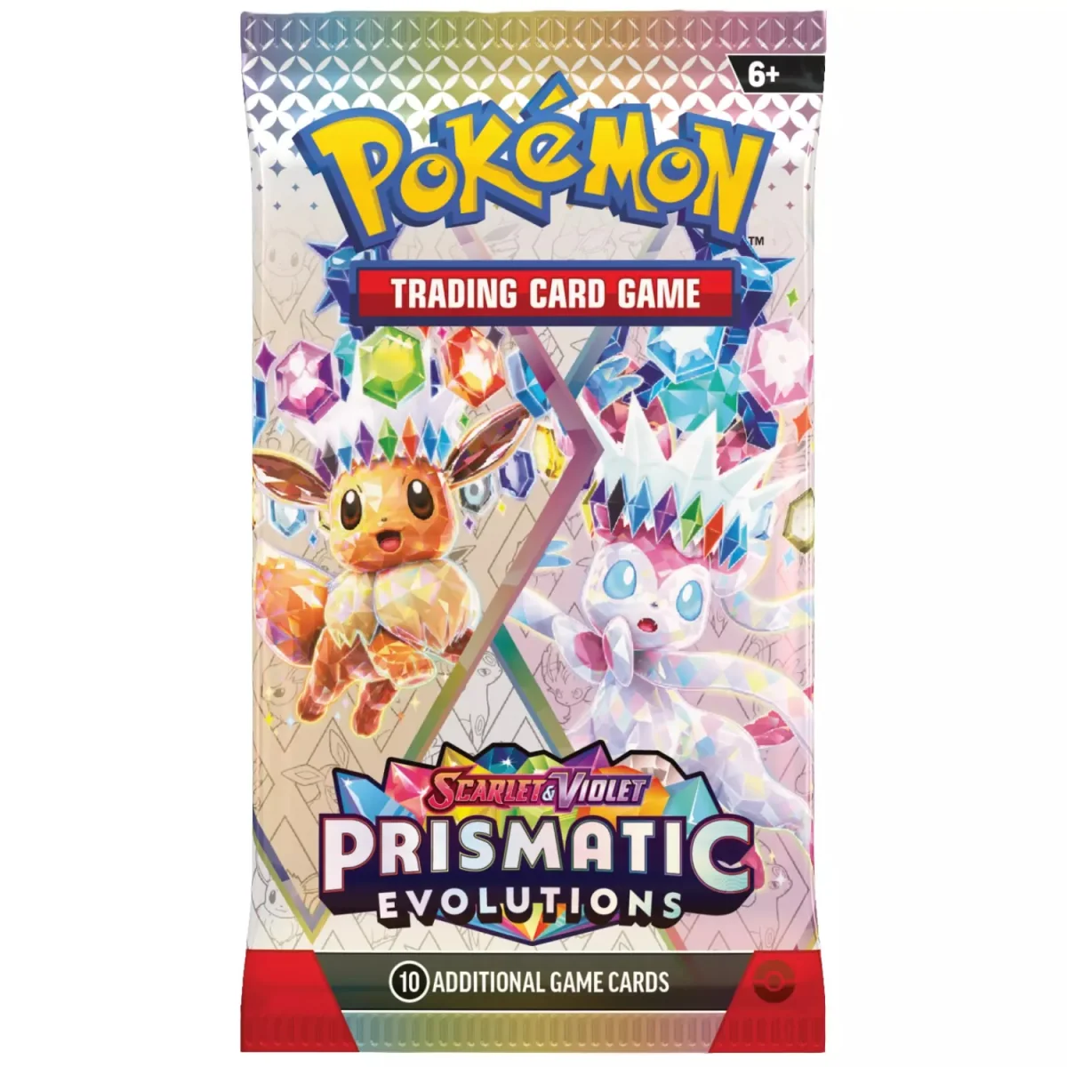  Pokemon - TCG Scarlet And Violet Prismatic Evolutions Booster Pack (Random shipment of one booster only)