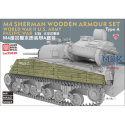 Pacific War Sherman wooden armour set Type A Pacific War Sherman wooden armour set Type A