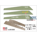 Kit de detalle para vehículos Pacific War Sherman wooden armour set Type A Kit de detalle para vehículos Pacific War Sherman wooden armour set Type A