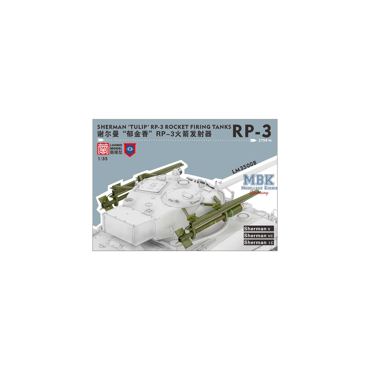  Sherman TULIP RP-3 Rocket Firing Tanks