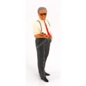  ENZO FERRARI FIGURE WITH BLOCK HOLDER