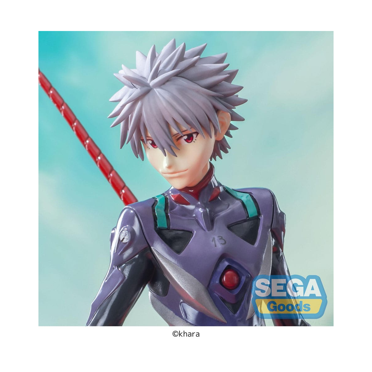 Sega Evangelion: 3.0+1.0 Thrice Upon a Time Luminasta PVC statuette Kaworu Nagisa x Spear of Longinus 21 cm