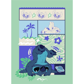 DISNEY - Flannel Blanket 110x150cm - Stitch