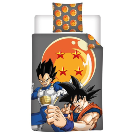 DRAGON BALL Z - Goku & Vegeta - Bedding set 140x200cm + 65x65cm