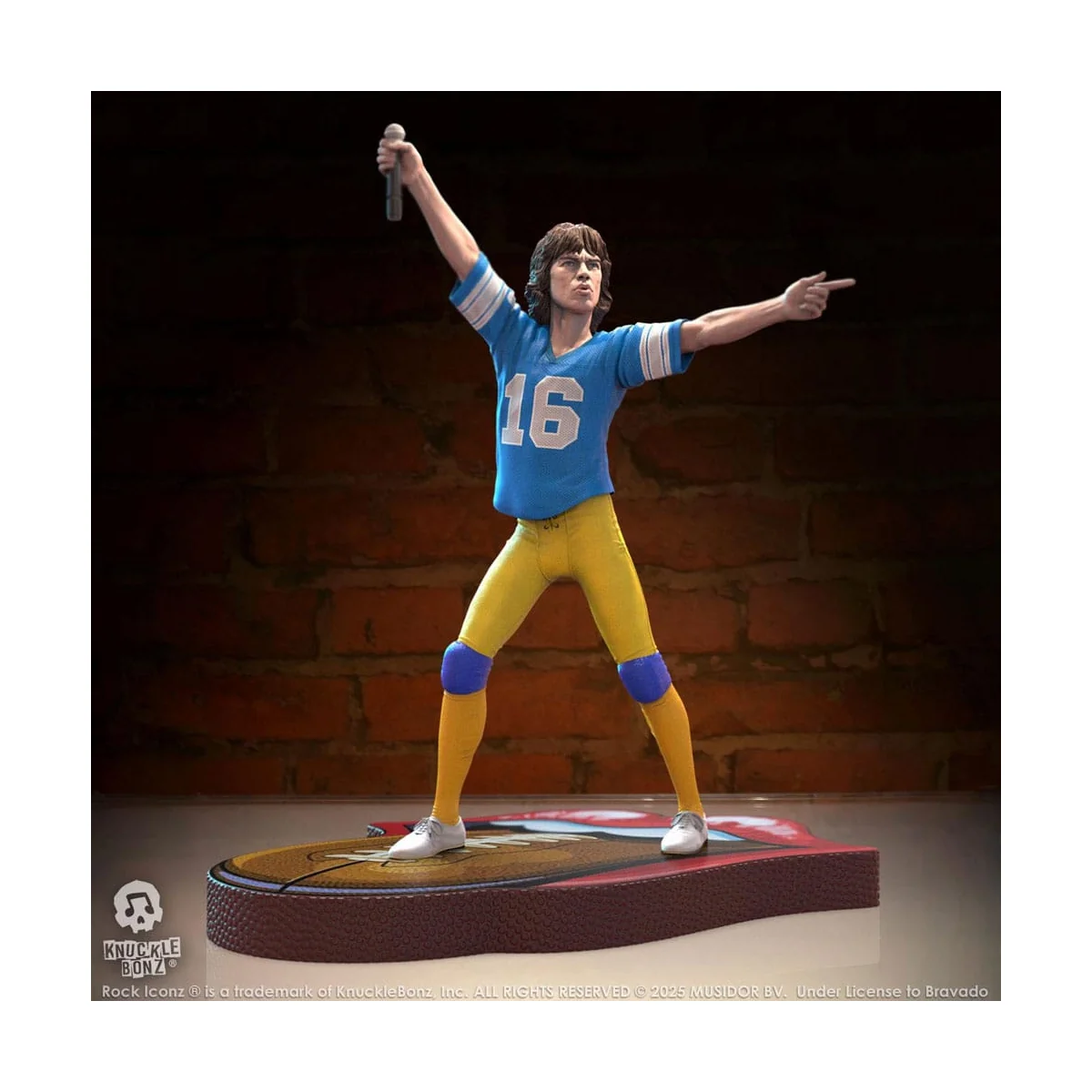  Rolling Stones - Rock Iconz Mick Jagger US Tour 1981 statuette (Blue Jersey) 22 cm