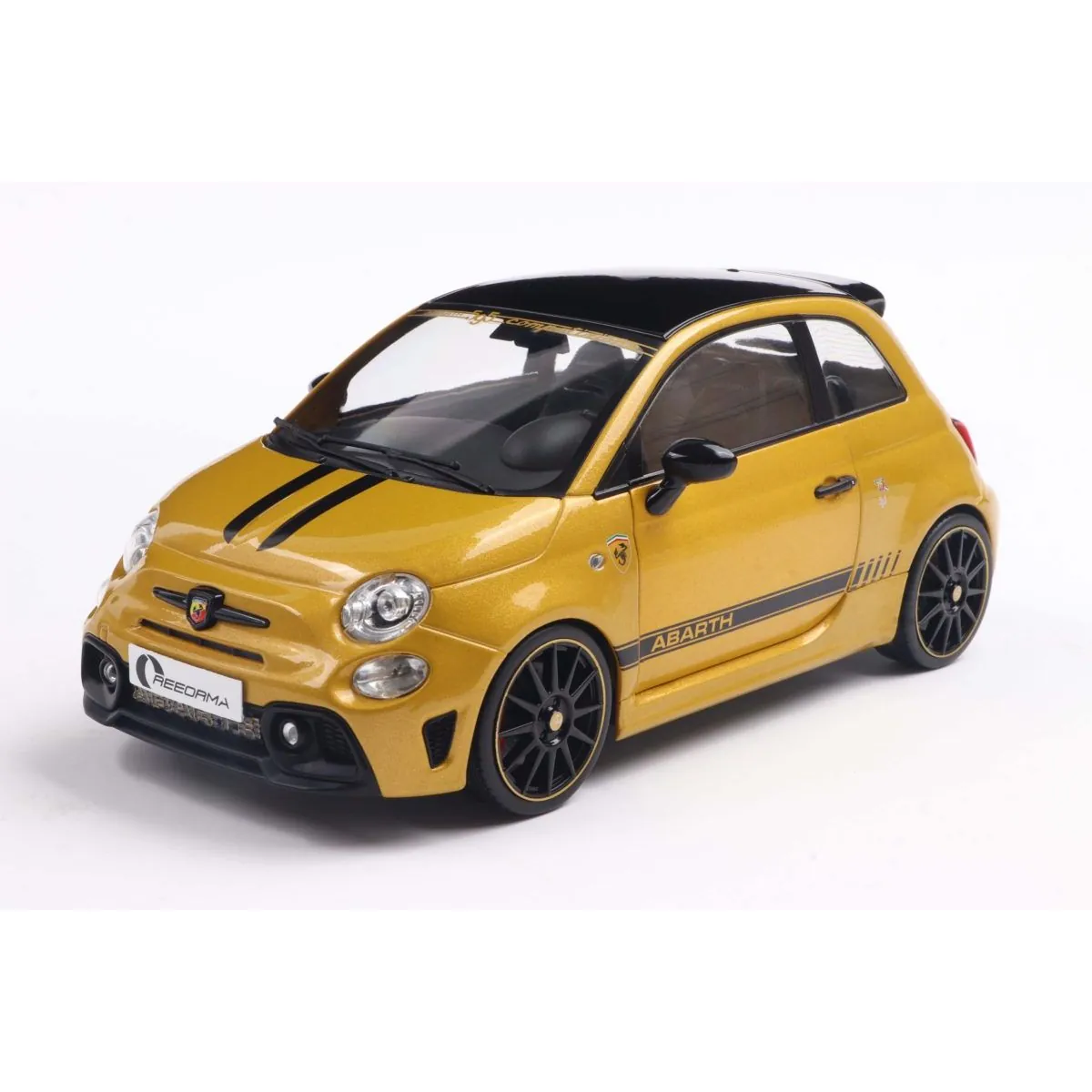 1:18 FIAT F595 ABARTH SOLIDO WORKS YELLOW 2024 1:18 FIAT F595 ABARTH SOLIDO WORKS YELLOW 2024