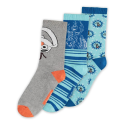  Frozen 3 pack of Olaf socks 35-38