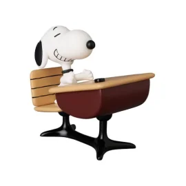  Peanuts mini Figure Medicom UDF series 18 Snoopy with desk 9 cm