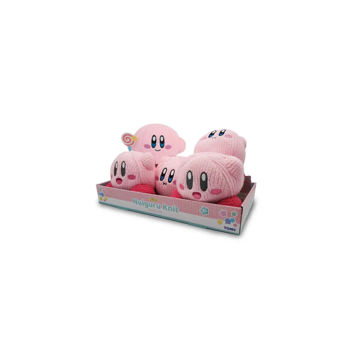 Kirby Plush Mocchi Mocchi Junior Nuiguru-Knit Asst 3 5pcs Kirby Plush Mocchi Mocchi Junior Nuiguru-Knit Asst 3 5pcs