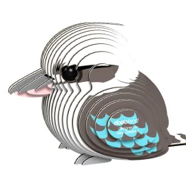  Modelo 3D Eugy: PÁJARO / PEZ MARTÍN 6,2 x 4,7 x 8 cm, cartón, en caja, 6+