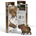 Modelo 3D Eugy: ANIMAL SALVAJE / CAPIBARA 7,6x4,1x6,2cm, cartón, en caja, 6+