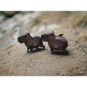 Modelo 3D Eugy: ANIMAL SALVAJE / CAPIBARA 7,6x4,1x6,2cm, cartón, en caja, 6+