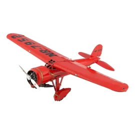  MetalEarth Aviation: LOCKHEED VEGA 5B 16,5 x 10 x 3,8 cm, modelo de metal 3D con 2 hojas, en tarjeta de 12 x 17 cm, 14+