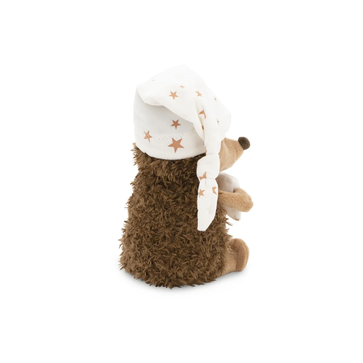 Orange Toys Life M: ERIZO con GORRO PARA DORMIR Prickle 20cm sentado, en caja de regalo 25x14x13cm, 0+