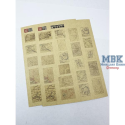 Calcomanías para vehículos mil WWII Battlefield maps 1+1 Calcomanías para vehículos mil WWII Battlefield maps 1+1