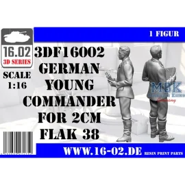  German young Commander for 2cm Flak 38 (1:16)
